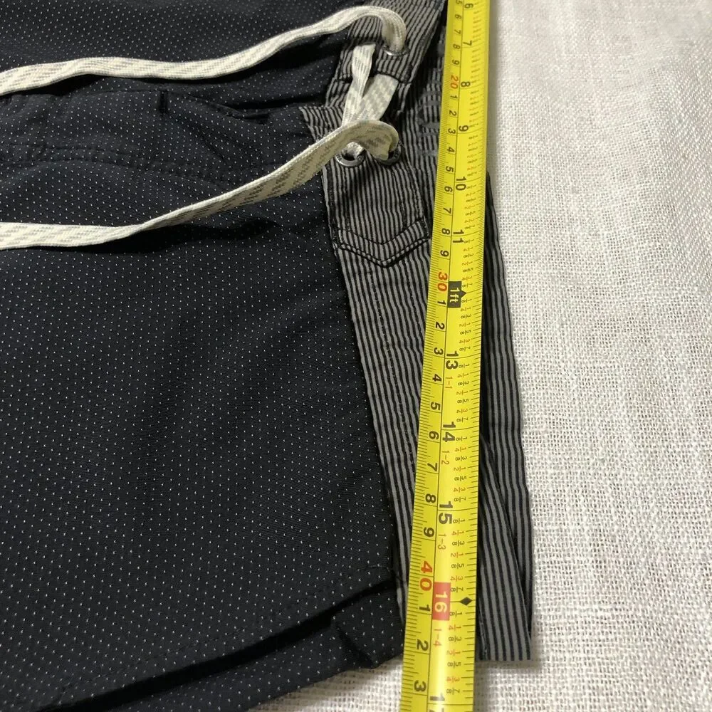 Vuori Board Shorts Mens 34 Black Dot Print 7